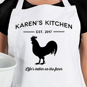 Farmhouse Kitchen Personalized Apron