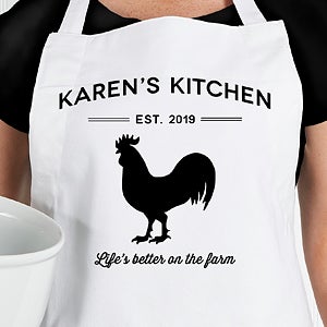 Personalized Apron - Farmhouse Kitchen