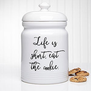Kitchen Expressions Personalized Cookie Jar