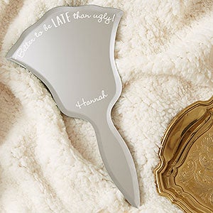 Custom Engraved Mirror With Funny Phrases