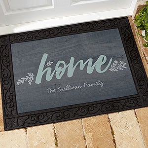 Cozy Home Personalized Doormat- 18x27