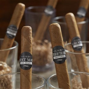 Groomsman Personalized Cigar Labels - #18760