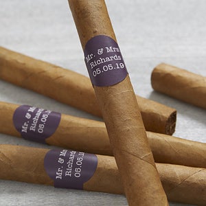 Personalized Cigar Labels - Wedding Expressions - 14 Labels