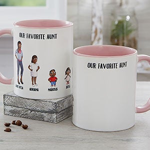 Character Collection Personalized Pink Coffee Mug