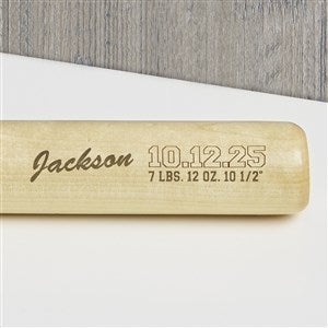 Baby Announcement Personalized Mini Baseball Bat