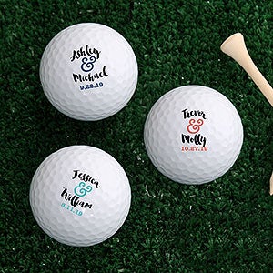 Personalized Callaway Golf Balls - Wedding Gift