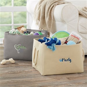 Personalized Dog Toy Storage Tote - 18989