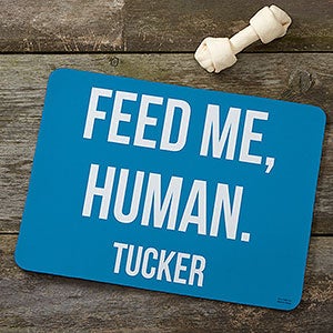 Personalized Pet Food Mats - Add Any Text