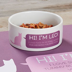 Personalized Small Dog Bowl - Pet Life