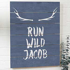 Tribal Inspired 16x20 Personalized Wooden Slat Signs