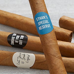 Custom Cigar Labels - Add Any Text - 14 Labels