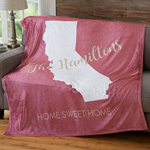 State Pride 60x80 Personalized Fleece Blanket