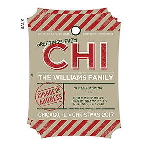 christmas new address cards