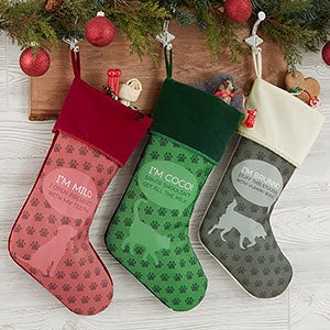 Pets Personalized Christmas Stocking