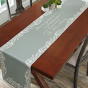 Family Blessings Personalized Table Runner - 16" x 96"-19424