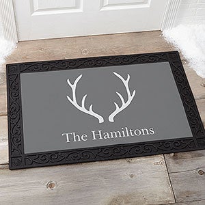 Winter Themed 20x35 Personalized Doormat