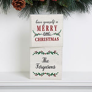 buy personalized shelf blocks add any 2 lines of text create unique holiday shelf or mantel decor free personalization fast shipping - Christmas Mantel Decorations For Sale buy personalized shelf blocks add any 2 lines of text create unique holiday shelf or mantel decor free personalization fast shipping - Christmas Mantel Decorations For Sale