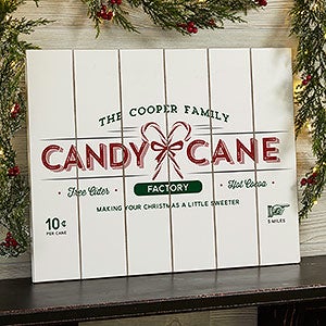 vintage holiday 16x20 personalized wooden slat sign christmas christmas tree signs