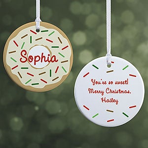 Donut Fun 2-Sided Personalized Ornament