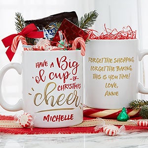 Christmas Cheer 30oz Personalized Christmas Mug