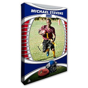 New York Giants Personalized 16x24 Photo Canvas Print