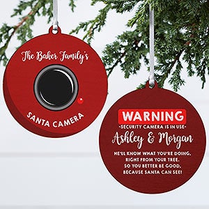 PERSONALIZED Elf Worker 'Will Work For Santa' Christmas Tree Ornament 