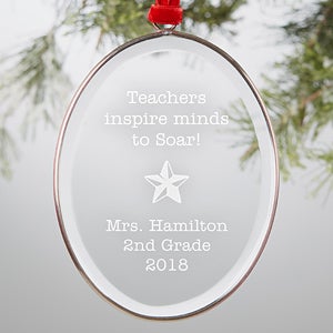 create your own engraved glass bronze oval ornament design your own christmas ornaments