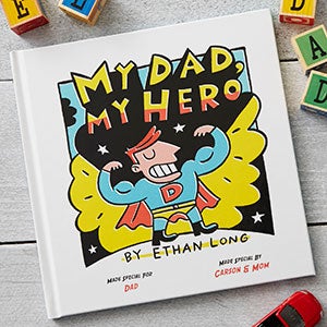 personalized kids books my dad my hero