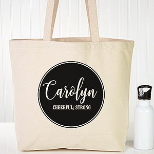name meaning personalized canvas