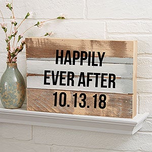 Write Your Own 12x6 Personalized Reclaimed Wood Sign