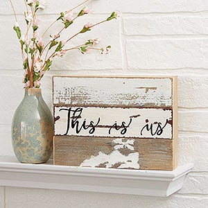 Write Your Own 8x6 Personalized Reclaimed Wood Sign