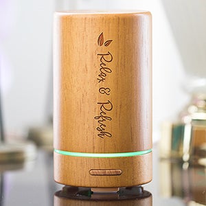 Personalized Essential Oil Diffuser- Bamboo