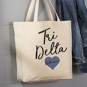 0 Tri Delta Personalized Tote Bag - Large