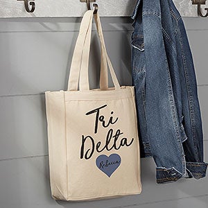 0 Tri Delta Personalized Tote Bag - Small