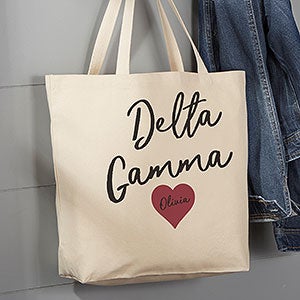 0 Delta Gamma Personalized Tote Bag - Large