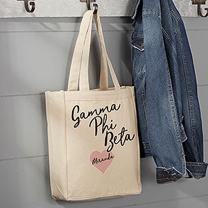 0 Gamma Phi Beta Personalized Tote Bag - Small