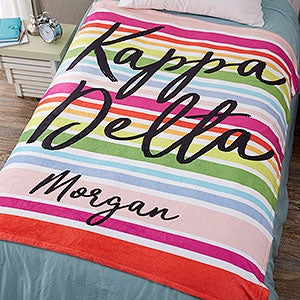 0 Kappa Delta Personalized Fleece Blanket - 60x80
