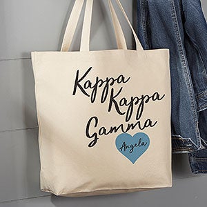 0 Kappa Kappa Gamma Personalized Tote Bag - Large