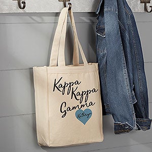 0 Kappa Kappa Gamma Personalized Tote Bag - Small