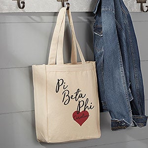 0 Pi Beta Phi Personalized Tote Bag - Small