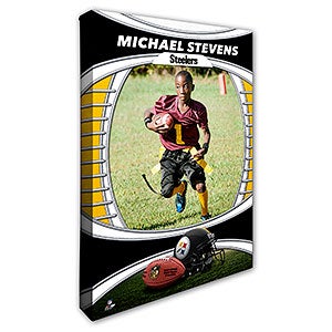 Pittsburgh Steelers Personalized 24x36 Photo Canvas Print
