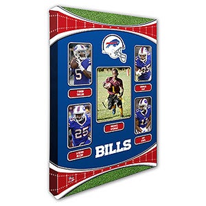 Buffalo Bills Trading Card Photo Canvas - 24x36