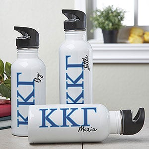 0 Personalized Kappa Kappa Gamma Water Bottle