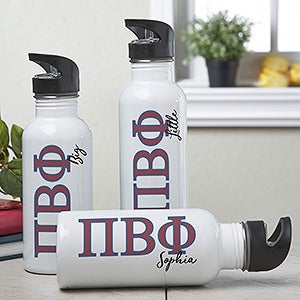 0 Personalized Pi Beta Phi Water Bottle