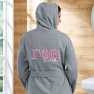 0 Gamma Phi Beta Personalized Sweatshirt Robe - Small-Medium