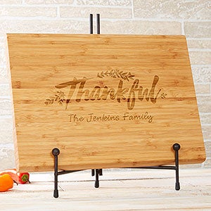 Cozy Home 10x14 Personalized Bamboo Cutting Board