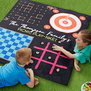 Personalized Classic Games Picnic Blanket