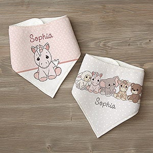 Precious Moments Baby Animals Personalized Bandana Bibs