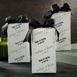 Step & Repeat Personalized Wedding Party Wrapping Paper Roll