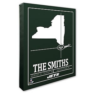New York Jets Personalized NFL Wall Art